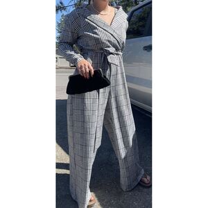 Eloquii Jumpsuit White & Black New With Tags Size 16